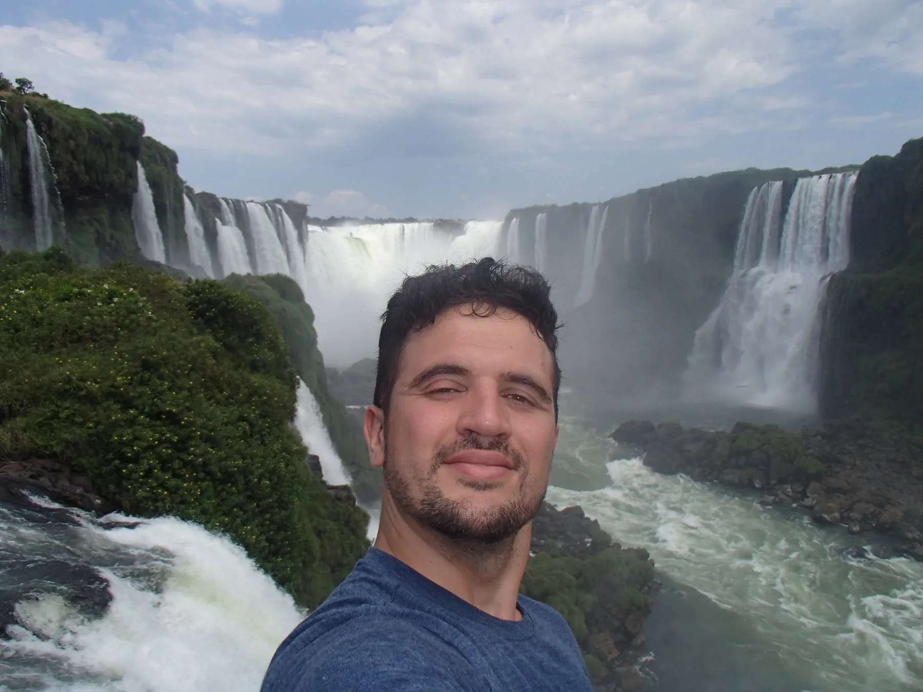 Álvaro viajando por Sudamérica