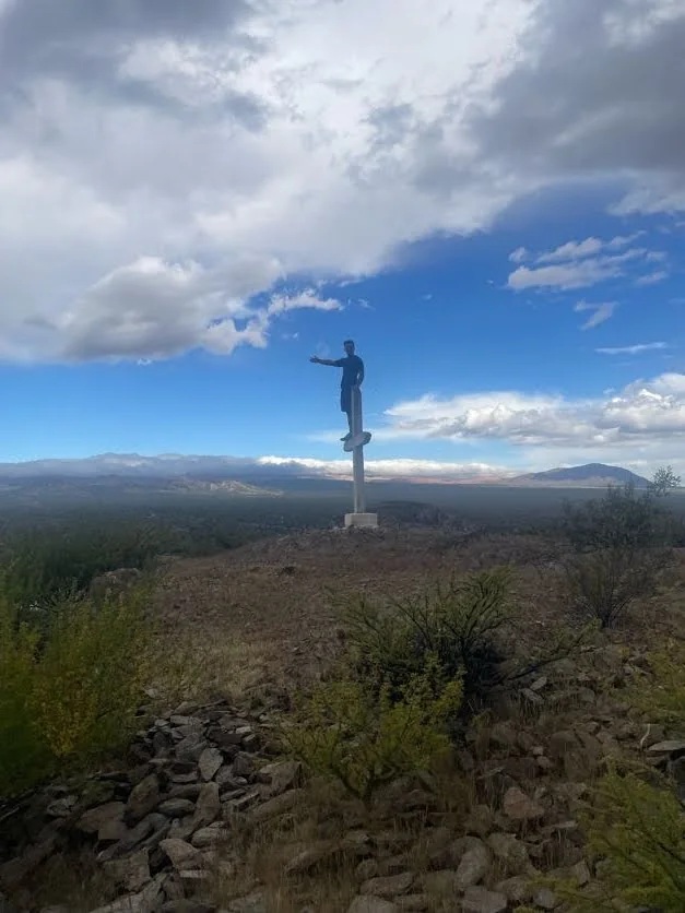 Una parada durante el viaje por Latinoamérica