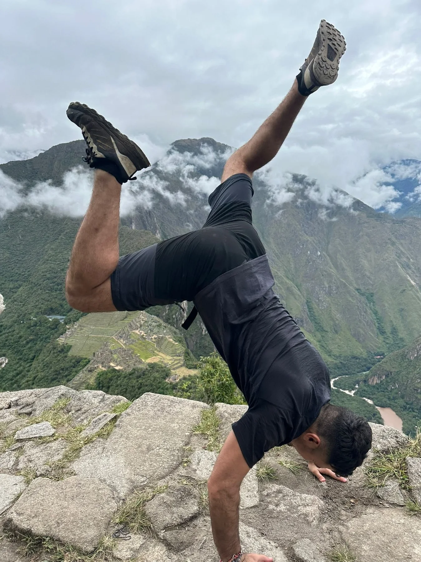 Álvaro en Machu Picchu