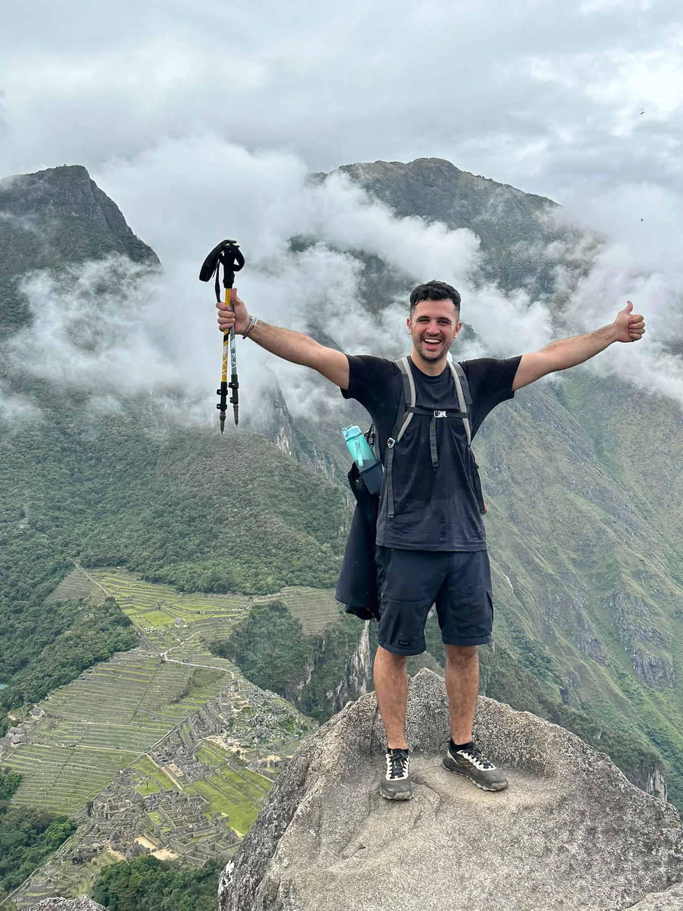 Álvaro en Machu Picchu