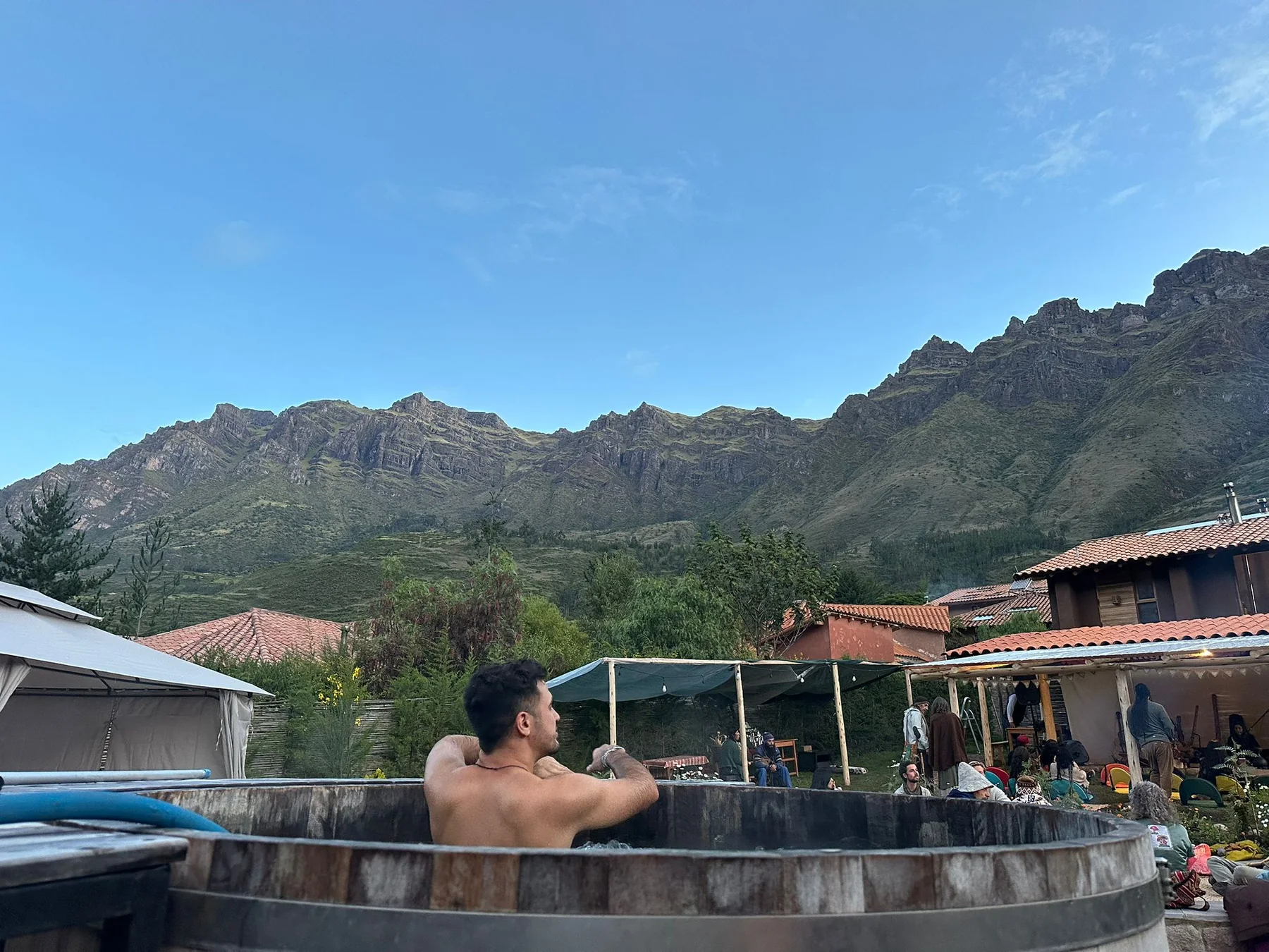 Una pausa durante el viaje